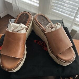 Freebird Miami REAL Leather Wedge Sandals